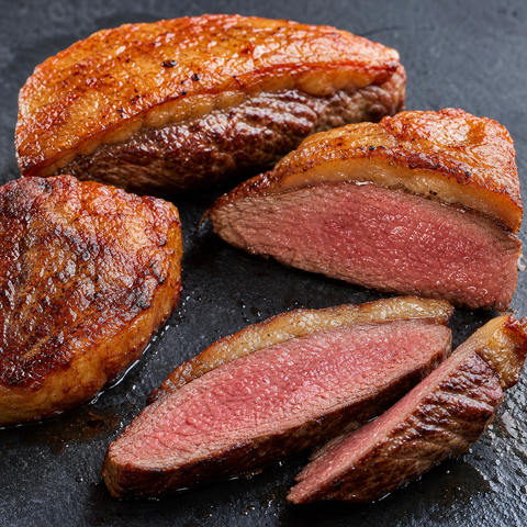 Picanha América do Sul cozinhada em fatias grossas